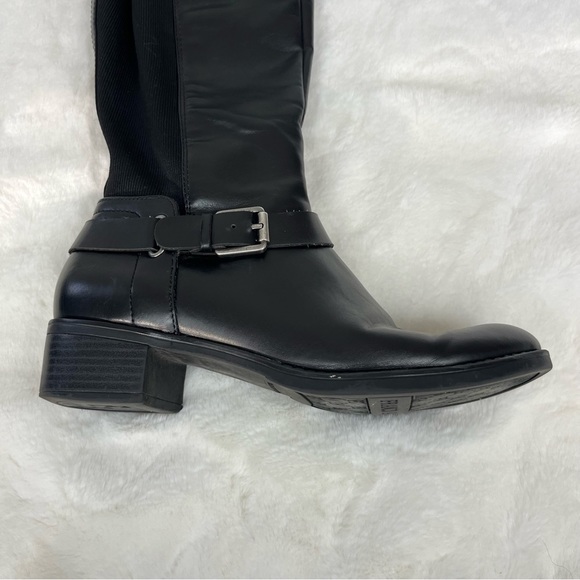 FRANCO SARTO CEDAR KNEE HIGH BLACK BOOTS SIZE 8 - Picture 9 of 14